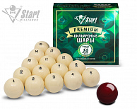 Комплект шаров для русской пирамиды Start Billiards Premium 60 мм